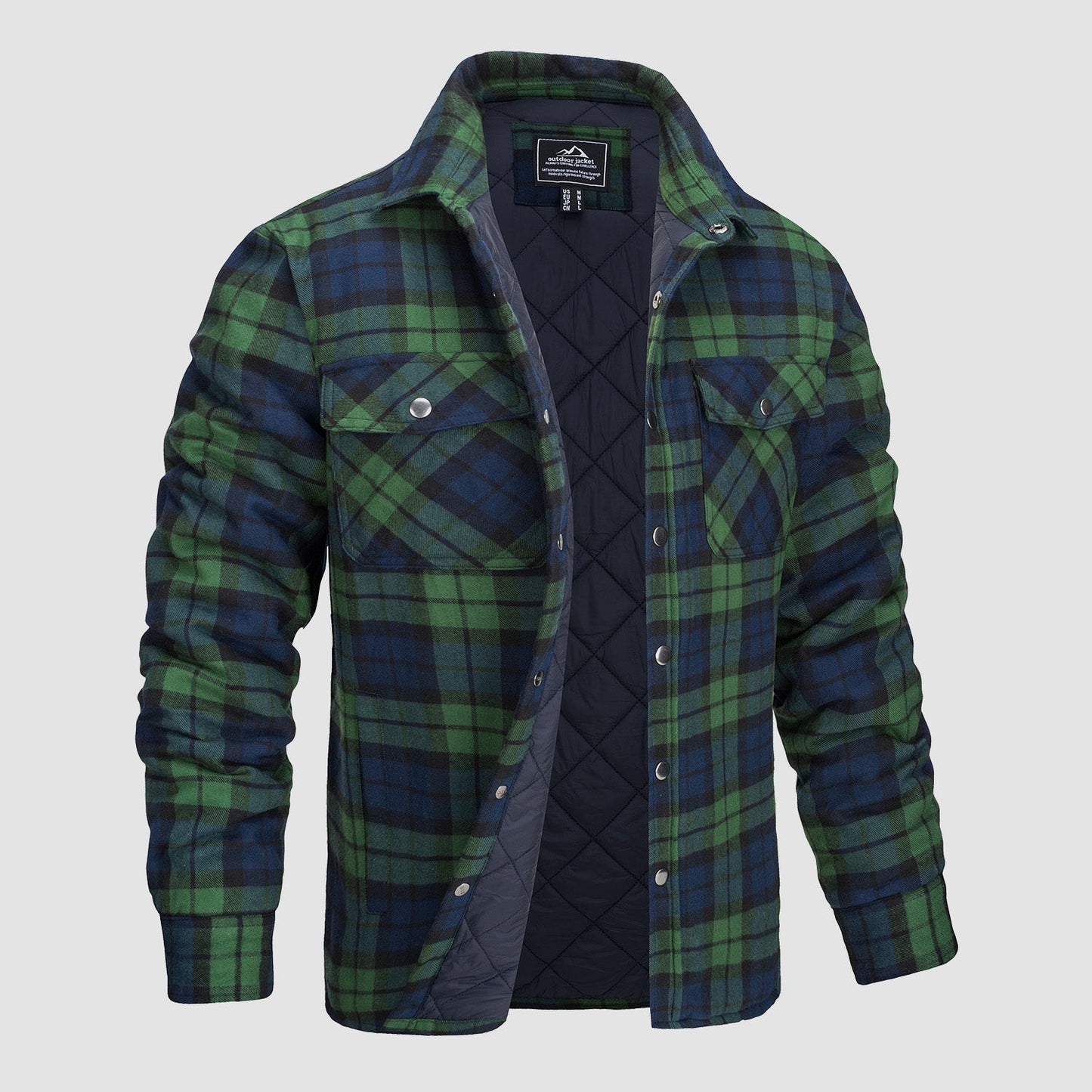 Dylan – Men’s Thick Flannel Shirt – Casual Everyday Style