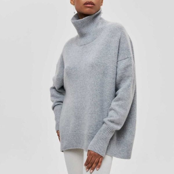 Clara – Women’s Classic Turtleneck Sweater for Autumn