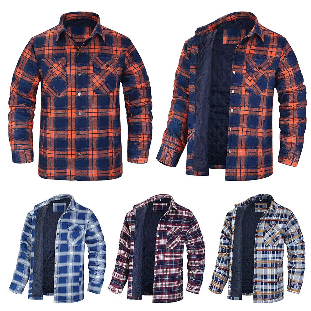 Dylan – Men’s Thick Flannel Shirt – Casual Everyday Style